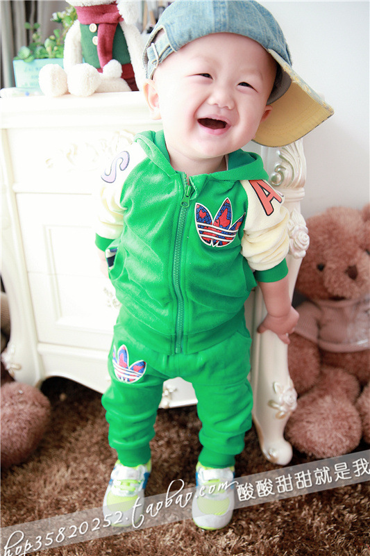 彩虹色皇冠爆款天鵝絨套裝-7