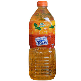 新森态柑橘果粒果味饮料 柑桔味果汁饮料批发6瓶一箱