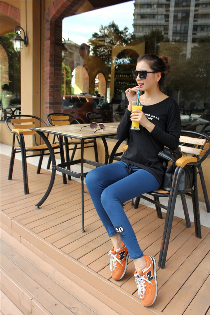 Q805 小猫卡通打底裤 (13)