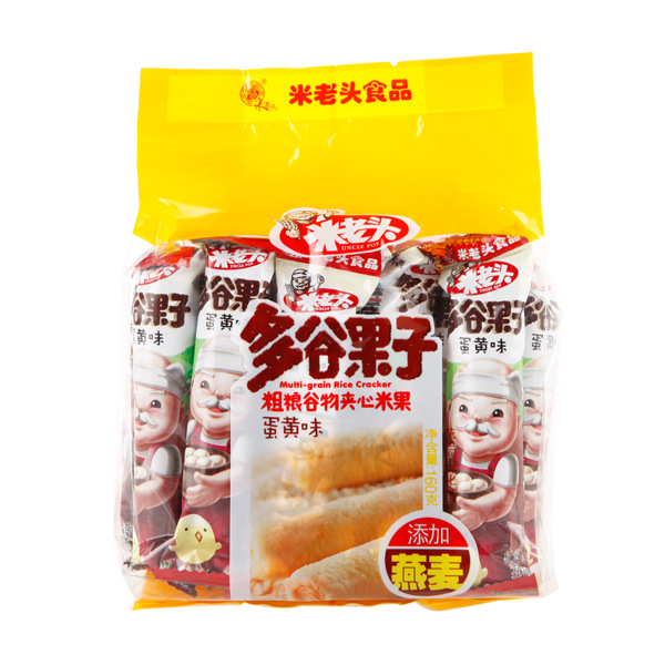 米老头多谷果子(蛋黄)160g 进口休闲食品批发 批发供应