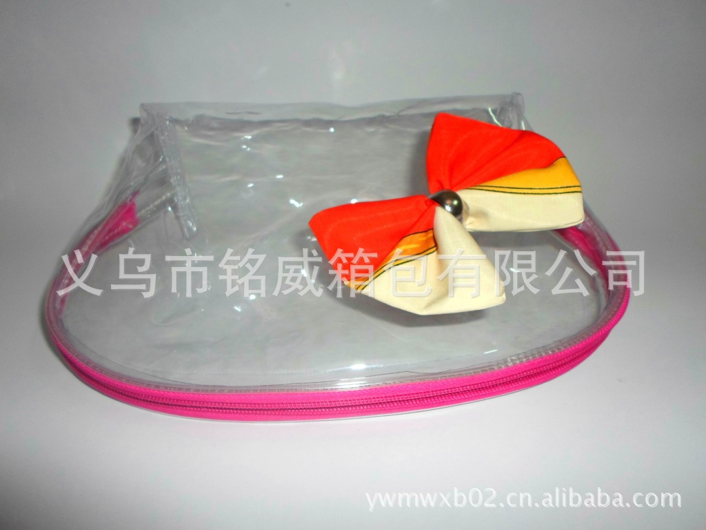 pvc蝴蝶结洗漱包
