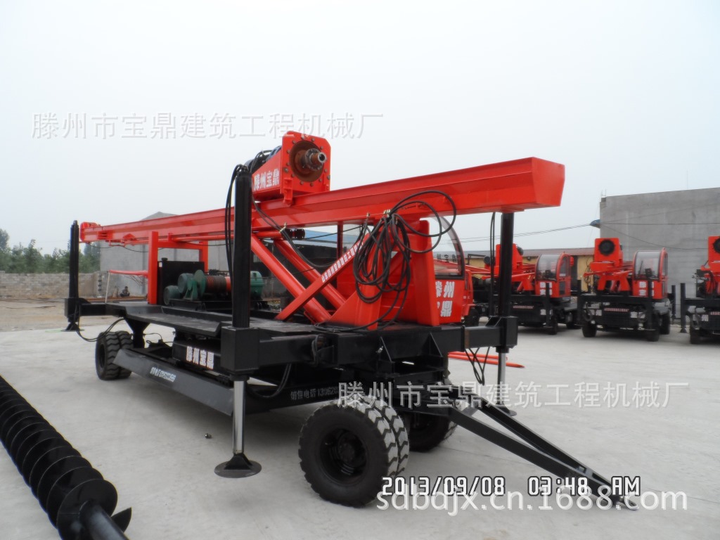 滕州宝鼎轮式步履式打桩机
