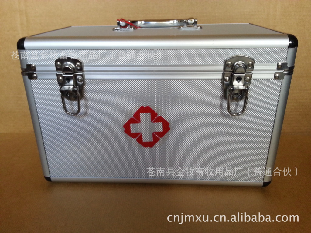 供应 铝合金出诊箱 急救箱 铝合金药箱 医用箱 14寸出诊箱