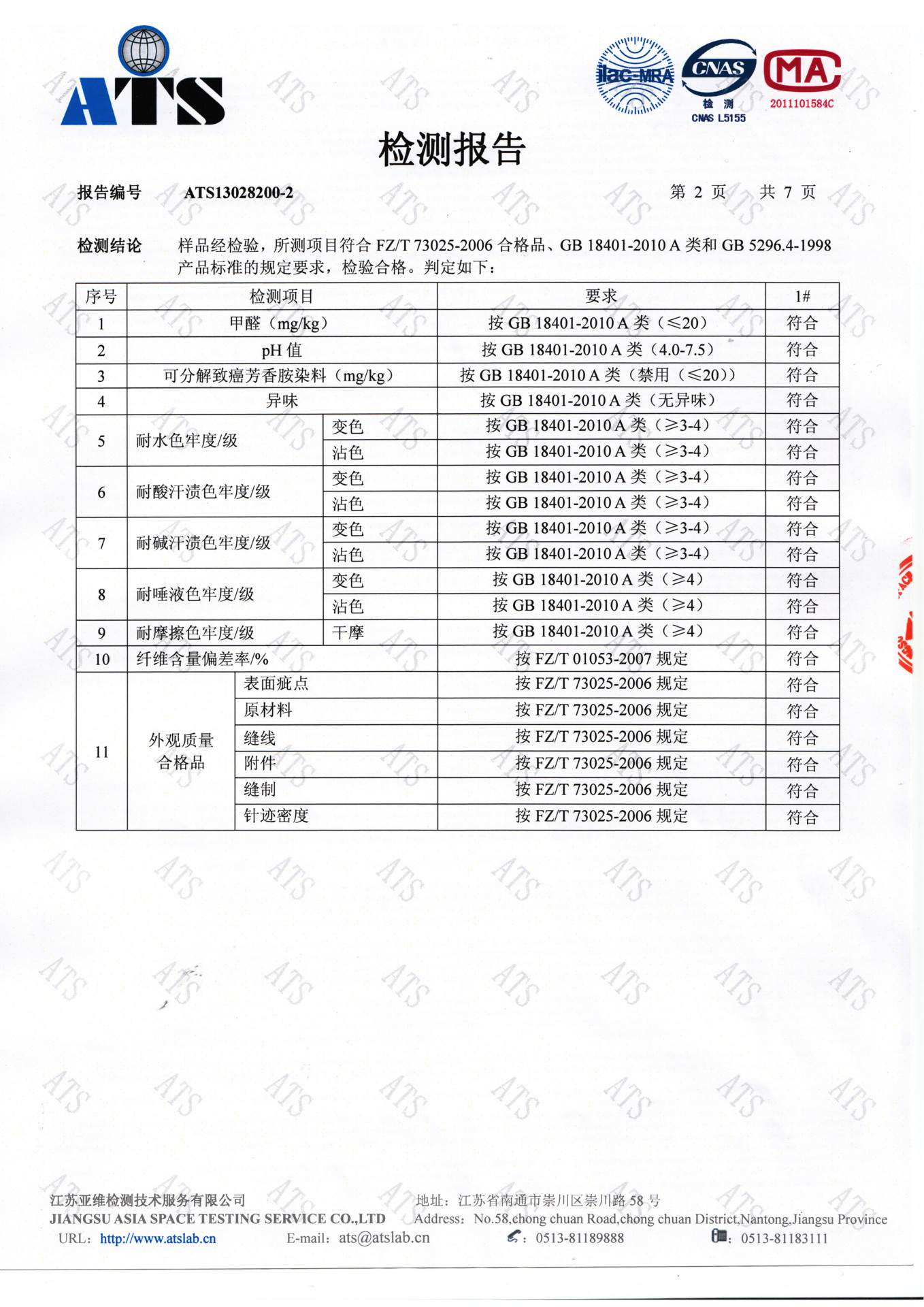 檢測報告（圍嘴2）