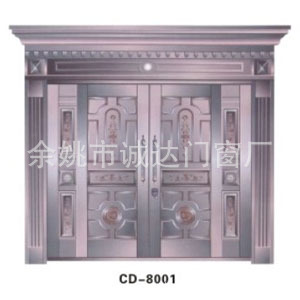 CD-8001诚达门业专业定制供应铜门 艺术不锈钢门