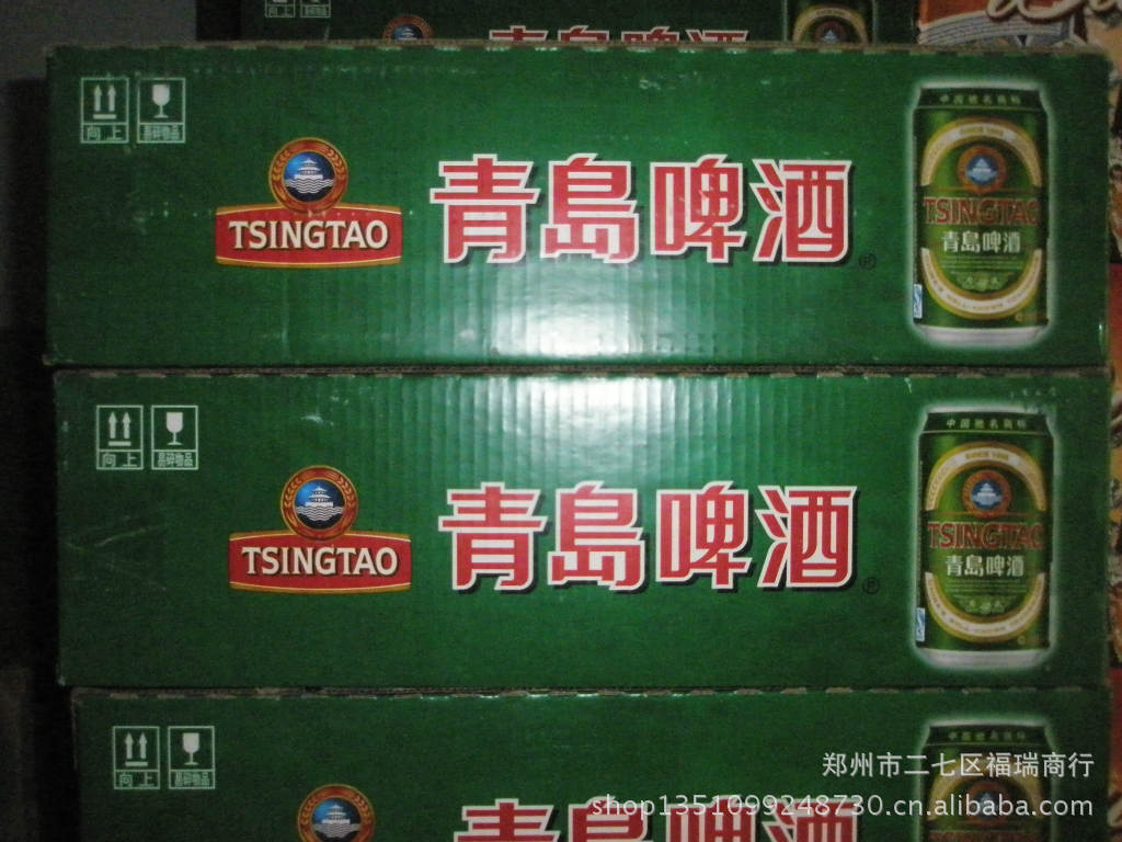 正廠出品，品質(zhì)保障，批量供應(yīng)330ml聽裝青島啤酒，量大從優(yōu)