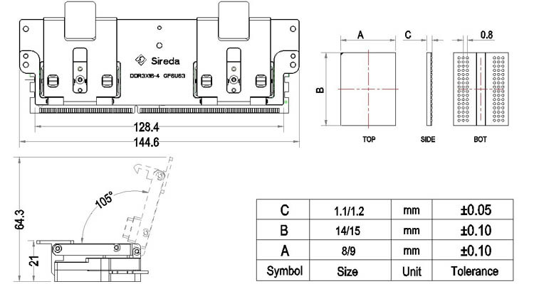 DDR3X16_4ea Test Fixture_drawi