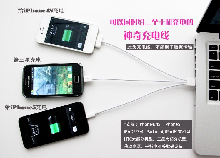 復件 一拖三數據線6