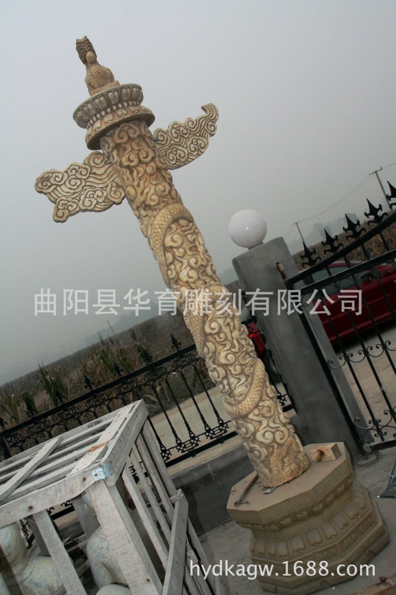 汉白玉华表 北京汉白玉石雕
