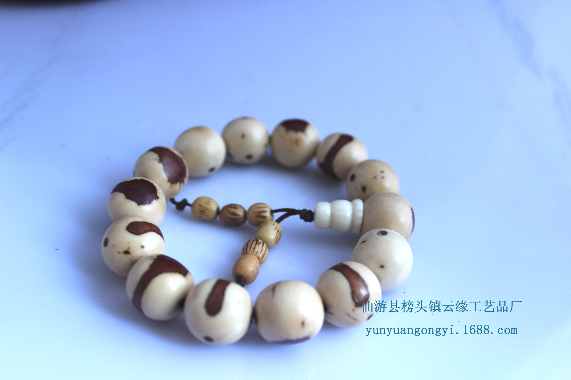佛眼菩提 特级大佛眼菩提手珠 佛珠 白麒麟眼菩提