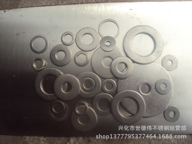 不锈钢平垫,弹垫,平垫圈,垫片,冲压件,201平垫