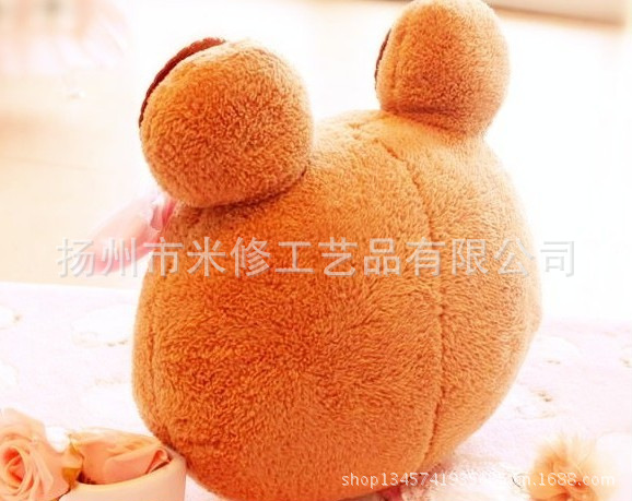 蝴蝶結凱蒂貓抱枕 手捂