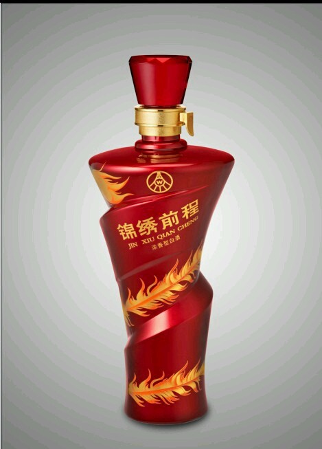 供应高档玻璃酒瓶喷涂烤花 白酒玻璃瓶 酒瓶100ml图片_5