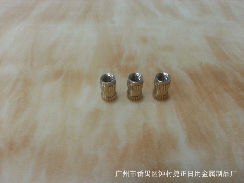 盲孔网花铜镶嵌螺母