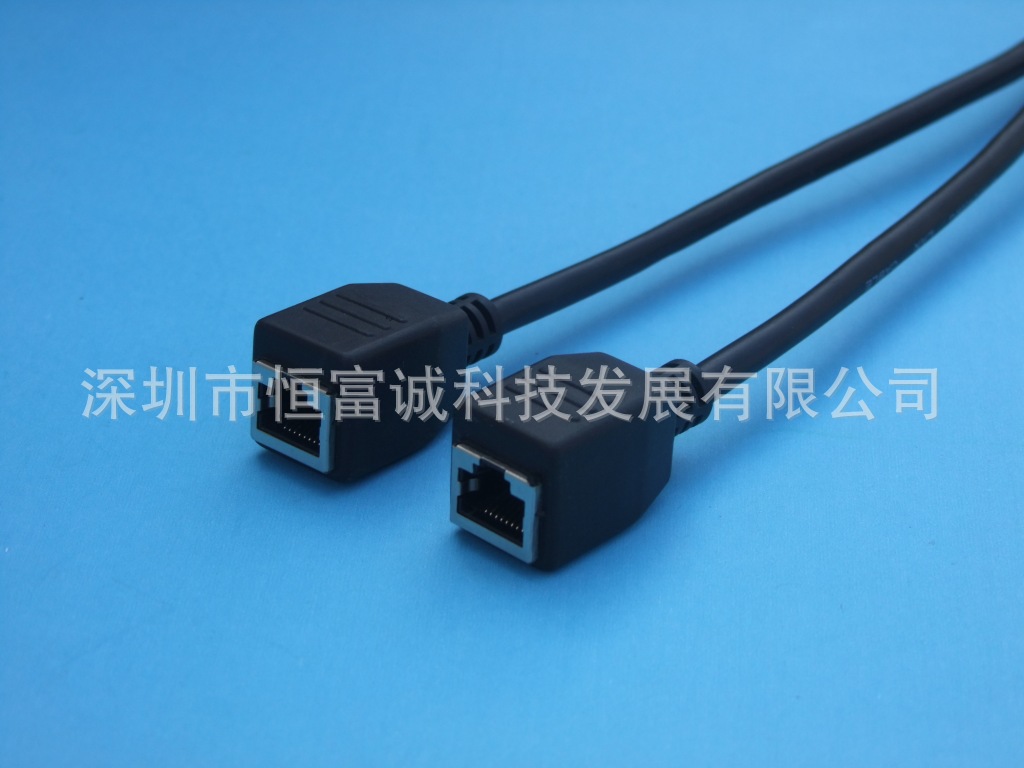 RJ45  F对F黑色1.8米