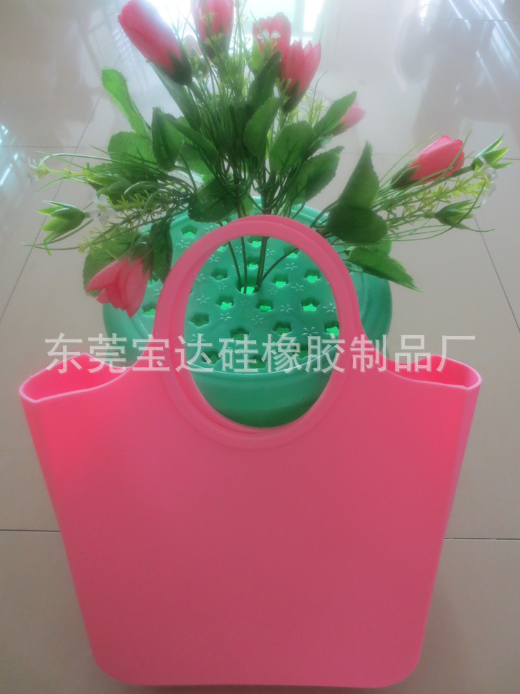 新款矽膠單肩女包 手提包