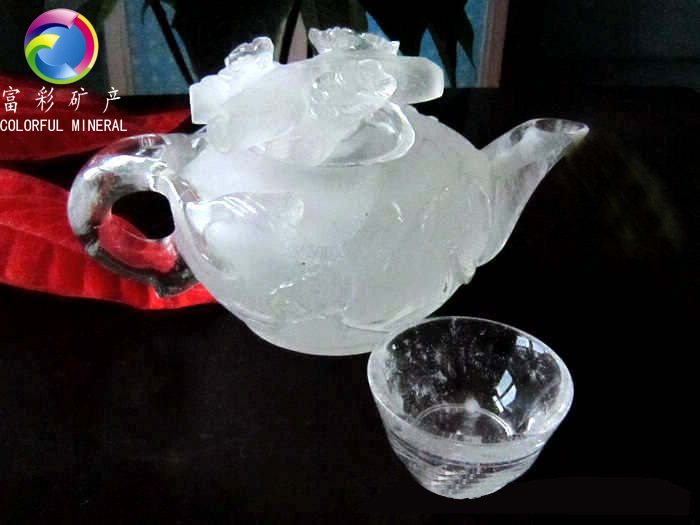 水晶茶壶茶杯2