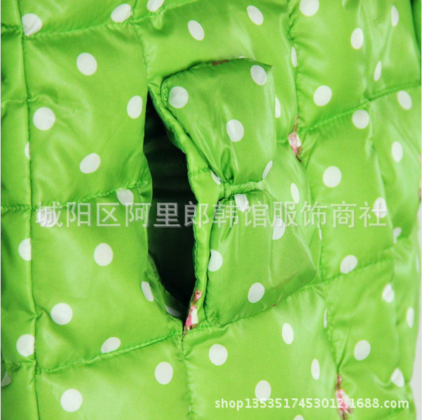 白毛領點點羽絨