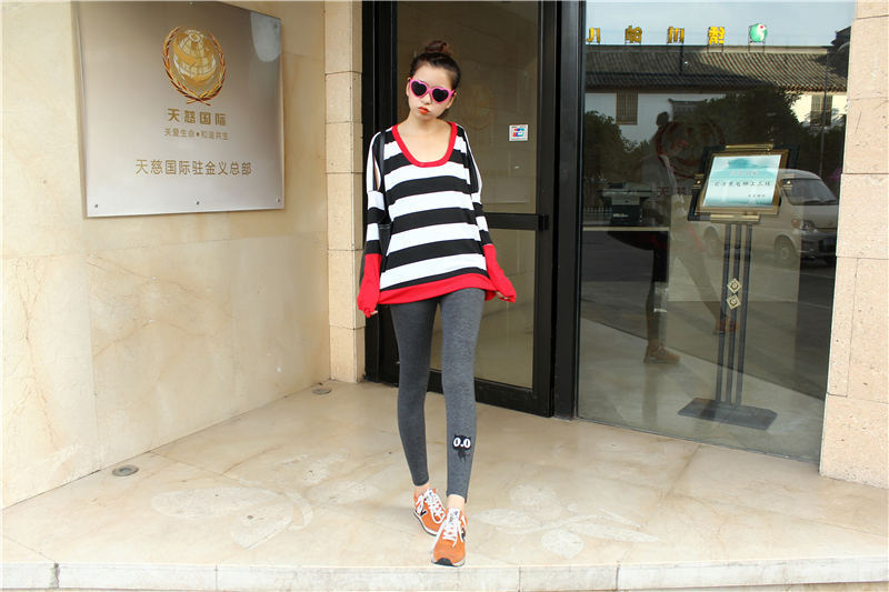 Q805 小猫卡通打底裤 (22)