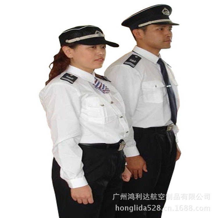 北航安检飞行员服装 秋冬长袖安检服套装 高档次工艺定做厂家