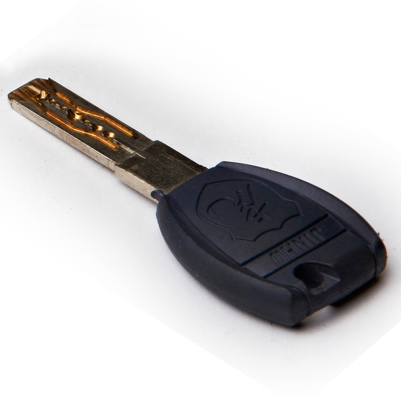 金虎锁具门锁锁芯钥匙组合温州厂家直销铜ab单排双曲线超b级 特价
