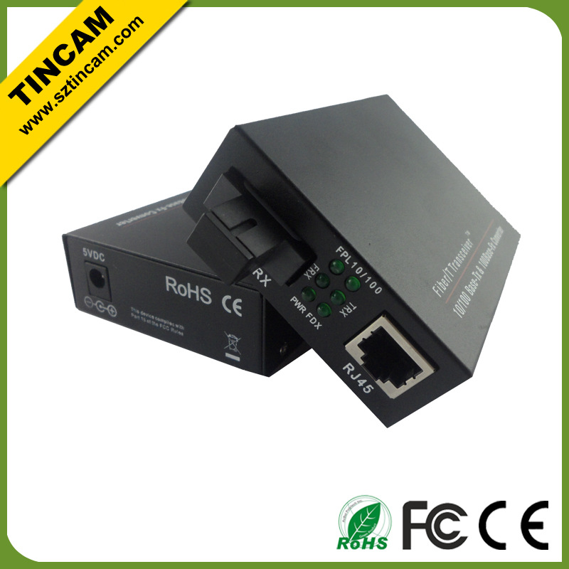 media converter SC single fibe