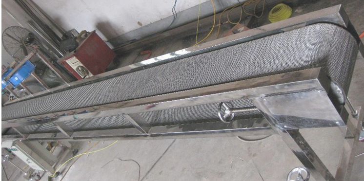 人字形网带风冷机