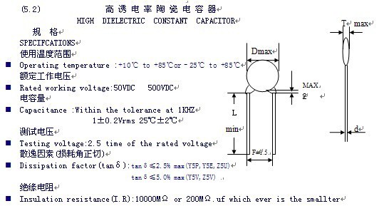 高诱电率参数