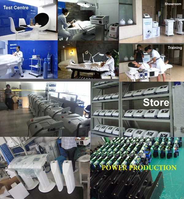 the production line and show r