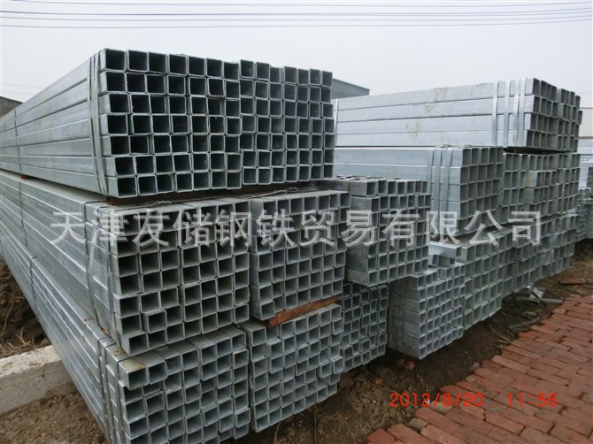 天津鋼材價格 方矩管規格齊全 天津方矩管批發 鍍鋅方矩管工廠,批發,進口,代購