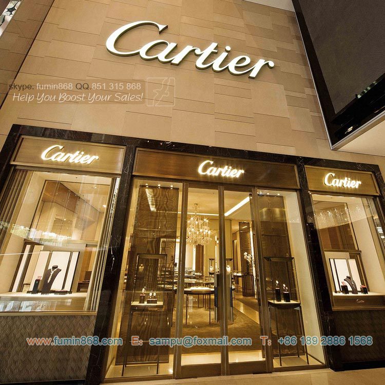 卡地亚(cartier)珠宝展柜