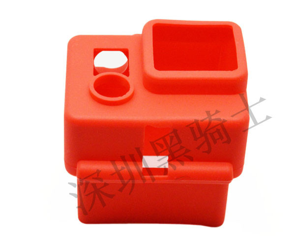 GP98 GoPro配件 Hero3+硅胶套 保护套 黑蓝绿