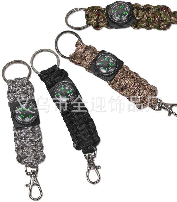 Paracord ketchain with compass