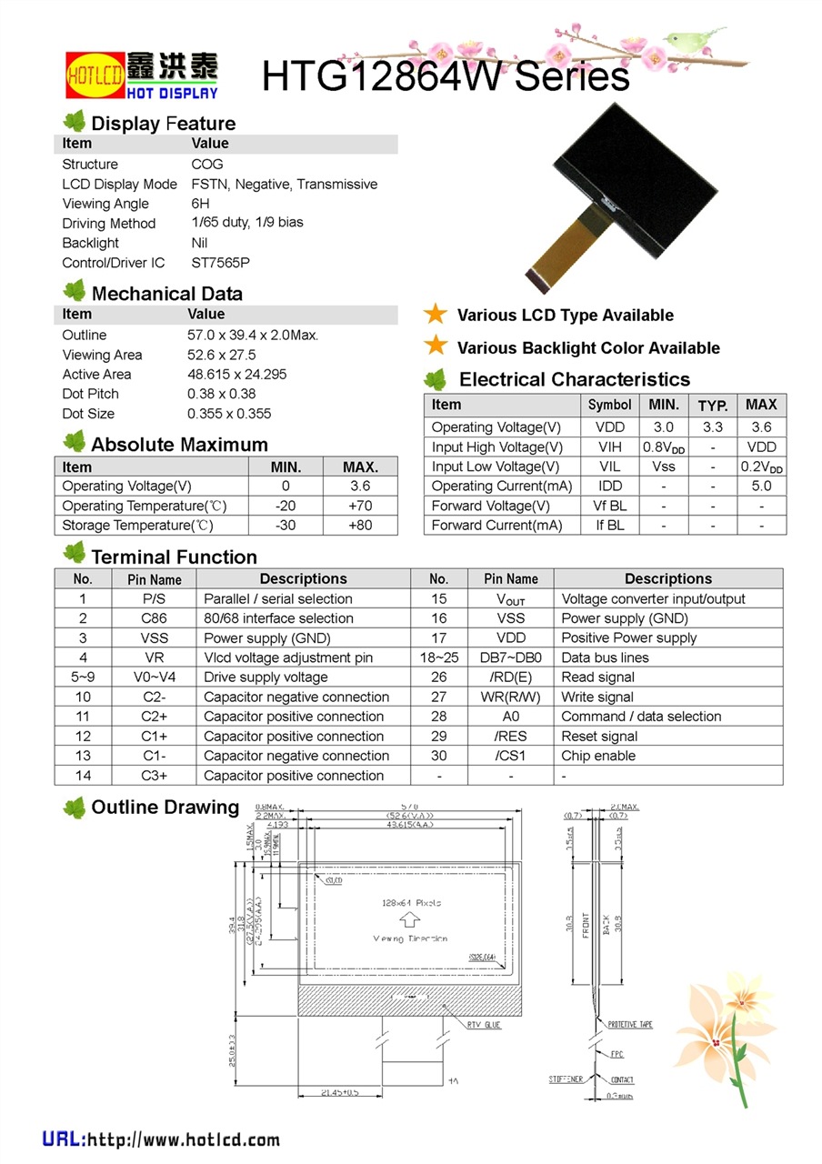 HTG12864W-2