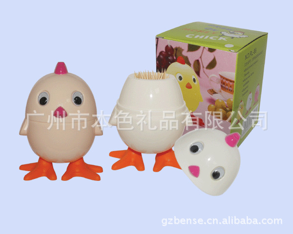 供应小鸡不倒翁牙签筒 卡通鸡蛋牙签筒 不倒翁图片_14