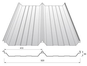 彩钢板 屋面板 角驰iii 820型