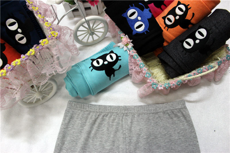 Q805 小猫卡通打底裤 (3)