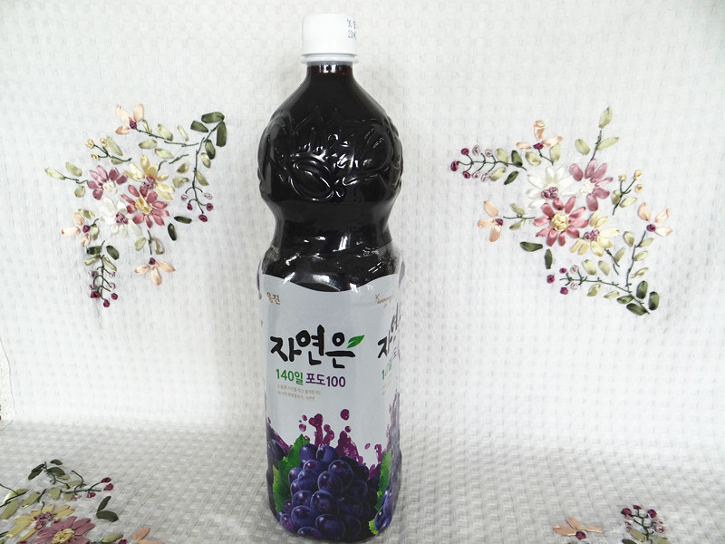 韩国进口饮料批发 熊津葡萄汁