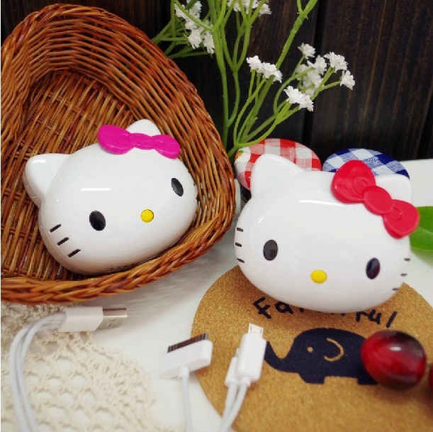 可愛卡通hello kitty充電寶器三星S4蘋果5 iPhone4S正品 移動電源批發・進口・工廠・代買・代購