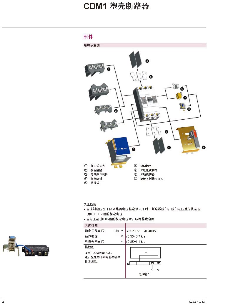 CDM1 塑料外殼式斷路器-3