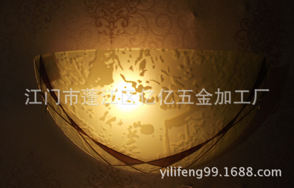玻璃壁灯 A900半边-5玻璃壁灯白灼灯楼梯壁灯灯钩批发壁灯