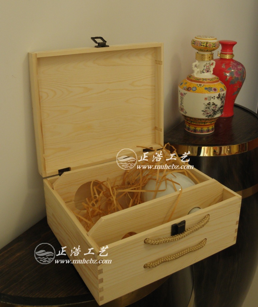 木制酒盒 酒水包装盒 白酒木盒 酒坛包装盒 酒坛酒