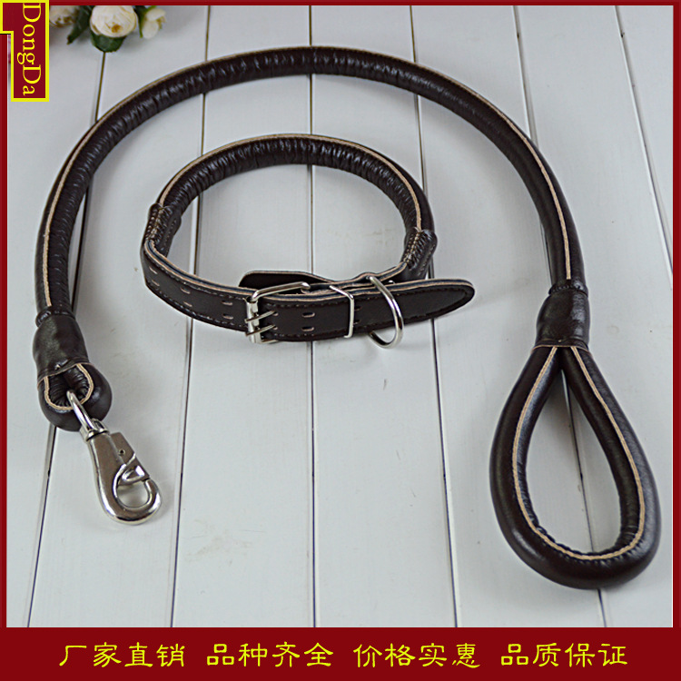 牛皮牽引項圈主圖