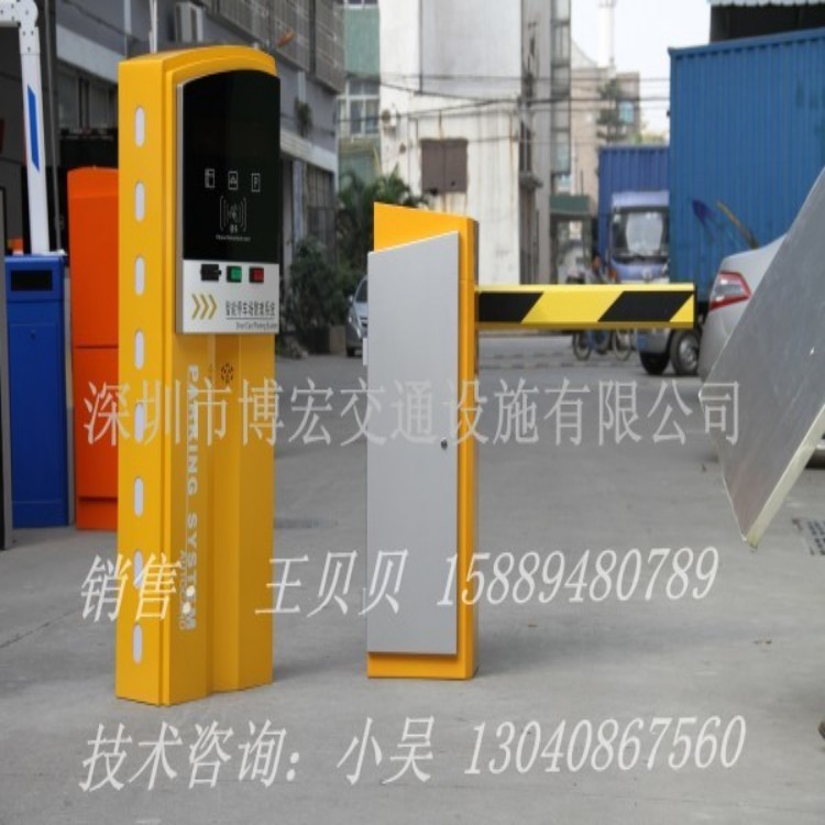 停车场收费系统图片 小区进出车刷卡系统深圳厂家直销