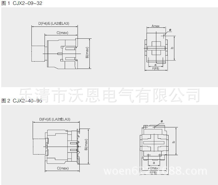 CJX209-95安装尺寸图