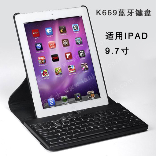 蓝爵士 K669 IPAD3 蓝牙键盘 3.0版