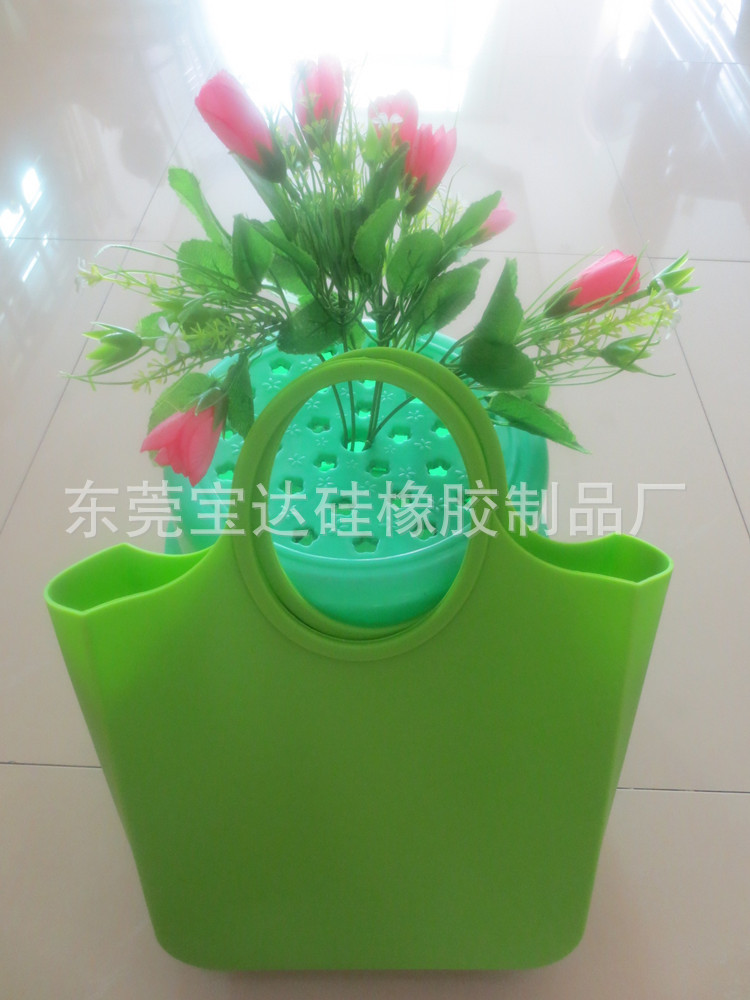 新款矽膠單肩女包 手提包
