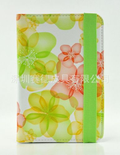 三星p3100幸运花360度旋转皮套