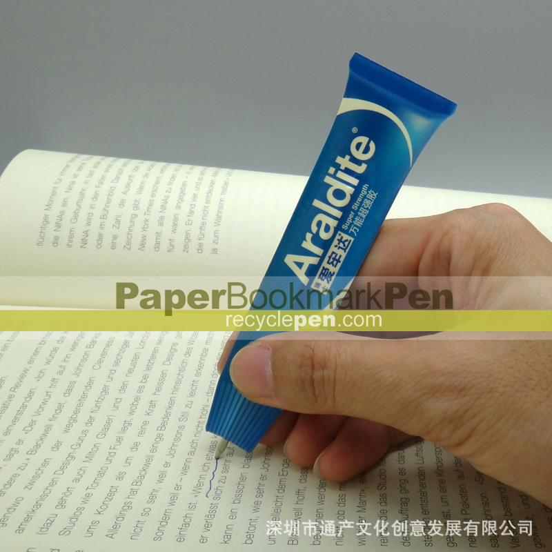 flat pen, bookmark pen