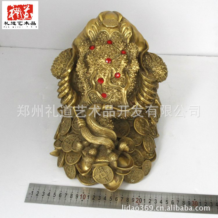 金蟾29cm宽21.5cm高19cm重4.1kg (5)